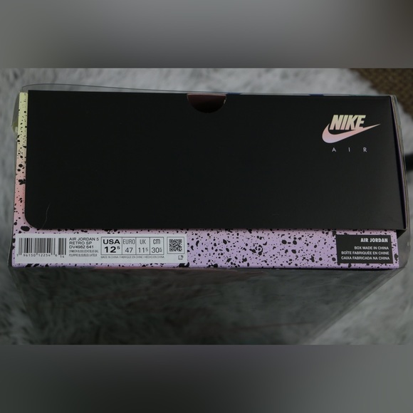 Air Jordan 5 Retro SP DV4982 641 x Dj Khaled Crimson Bliss Mens Size 12.5 New - Picture 4 of 10